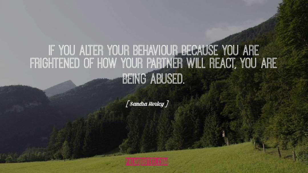 Controlling Behaviour quotes by Sandra Horley