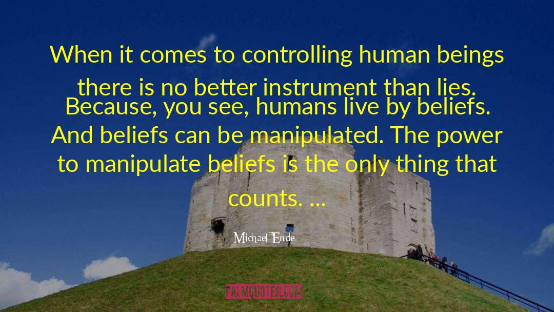 Controlling quotes by Michael Ende