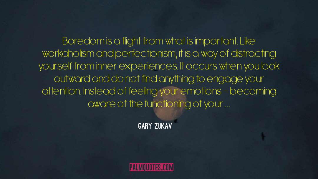 Controlling Your Emotions quotes by Gary Zukav