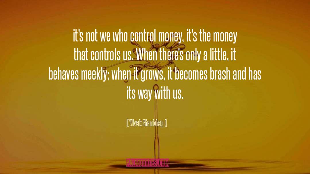 Controls quotes by Vivek Shanbhag