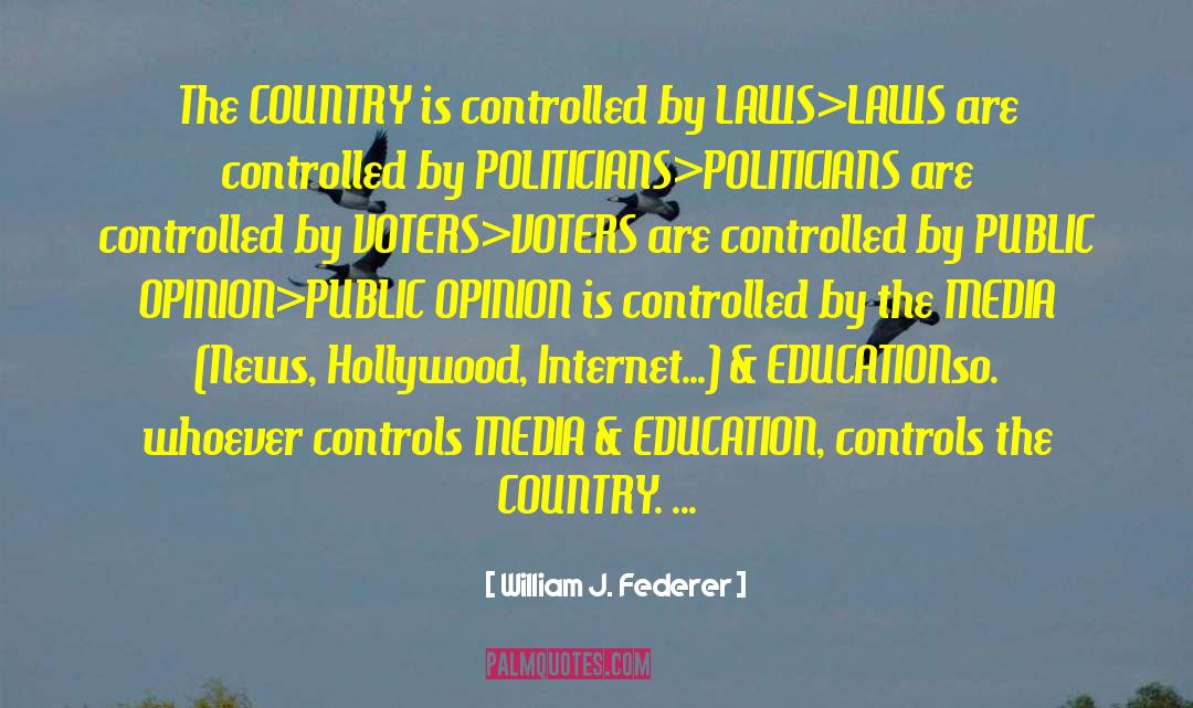 Controls quotes by William J. Federer
