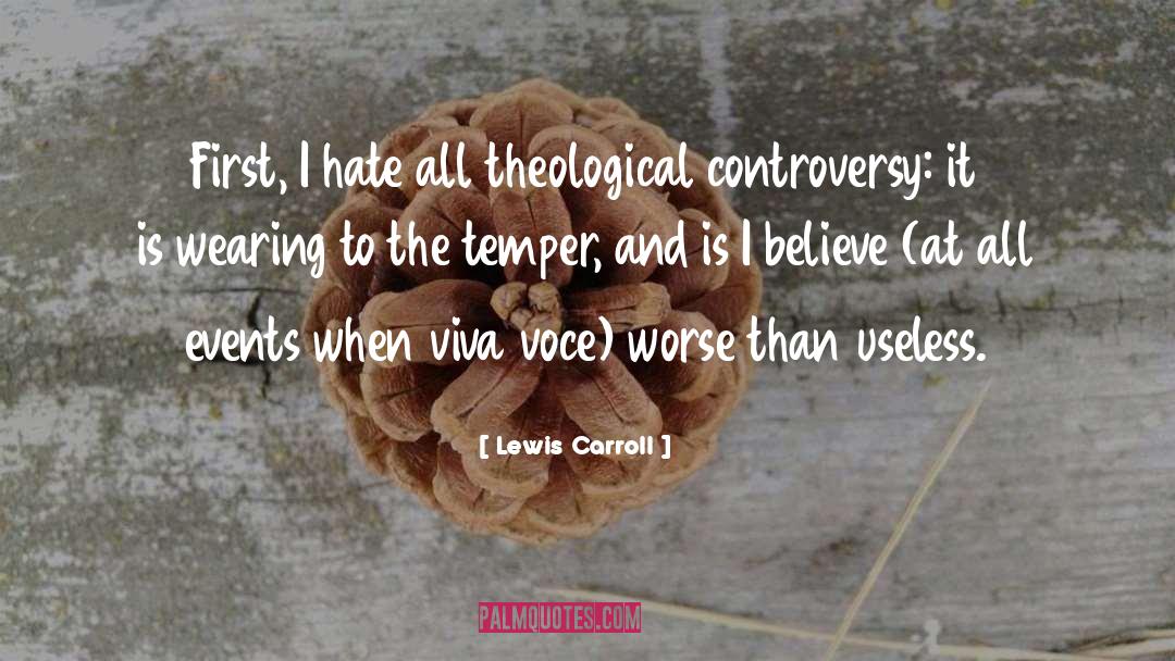 Controversy quotes by Lewis Carroll