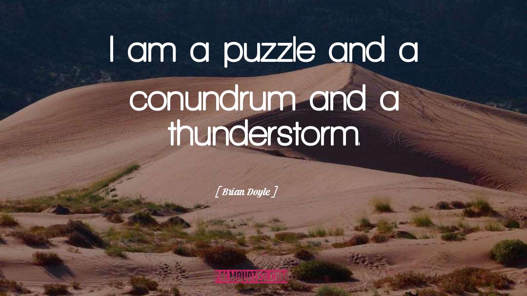 Conundrum quotes by Brian Doyle