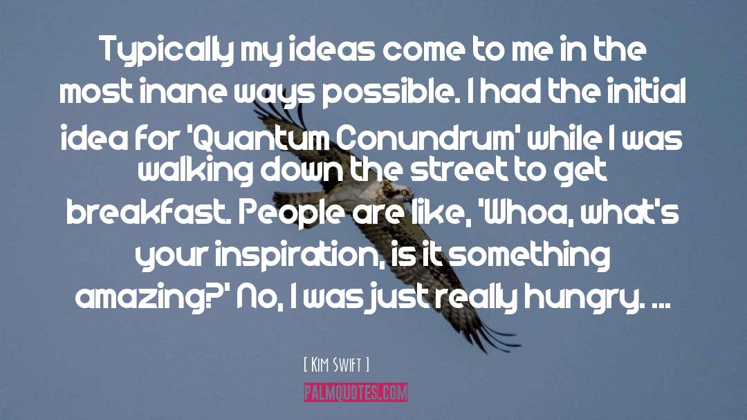 Conundrum quotes by Kim Swift