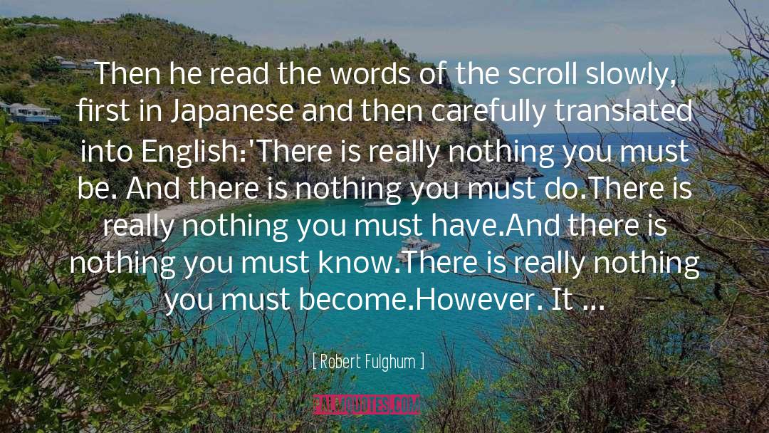 Convenir In English quotes by Robert Fulghum