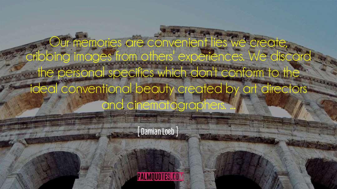 Conventional Beauty quotes by Damian Loeb