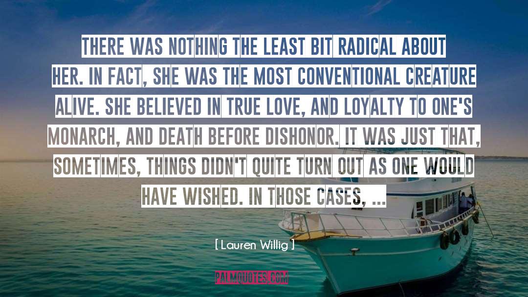 Conventional quotes by Lauren Willig