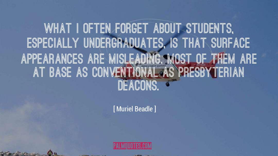 Conventional quotes by Muriel Beadle