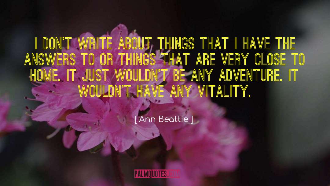 Convenzamos quotes by Ann Beattie