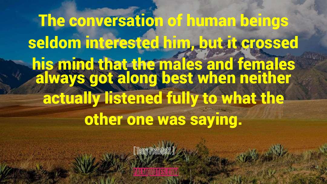 Conversation Starter quotes by Terry Pratchett