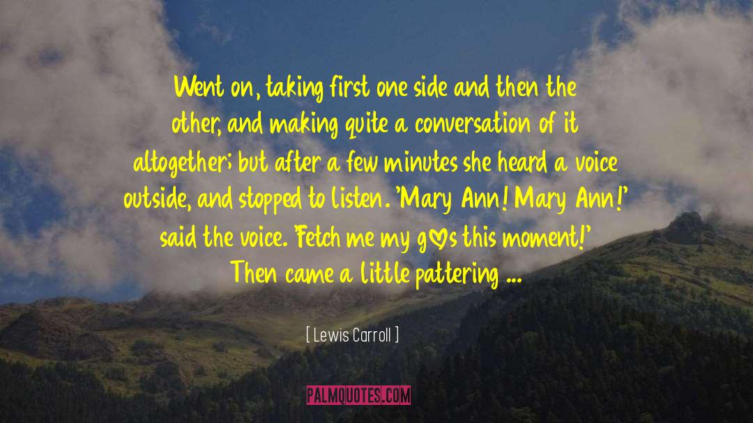 Conversation Starters quotes by Lewis Carroll
