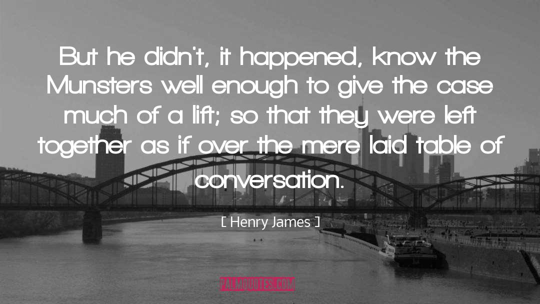 Conversation Topics quotes by Henry James