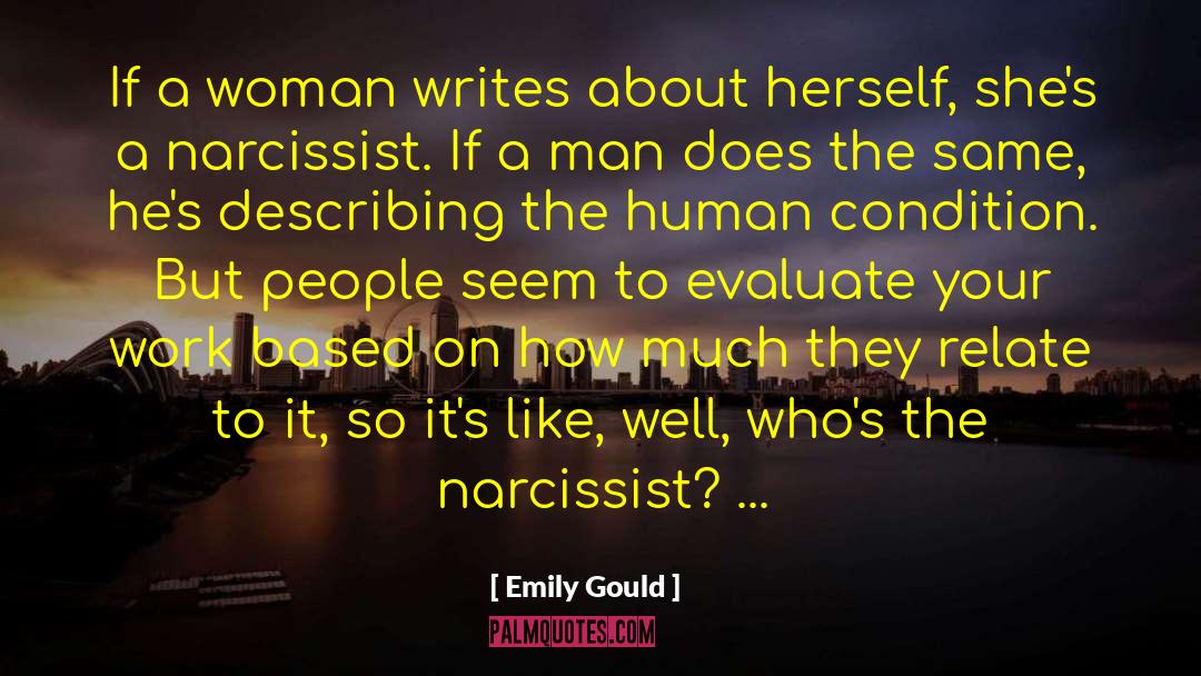 Conversational Narcissist quotes by Emily Gould