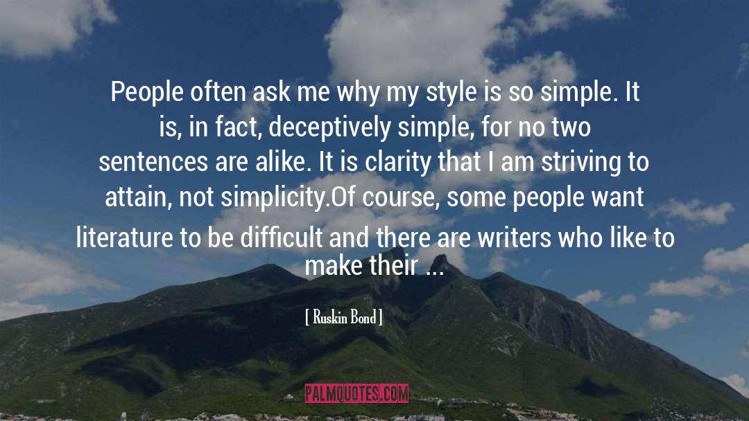 Conversational quotes by Ruskin Bond