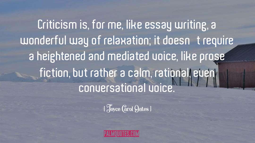 Conversational quotes by Joyce Carol Oates