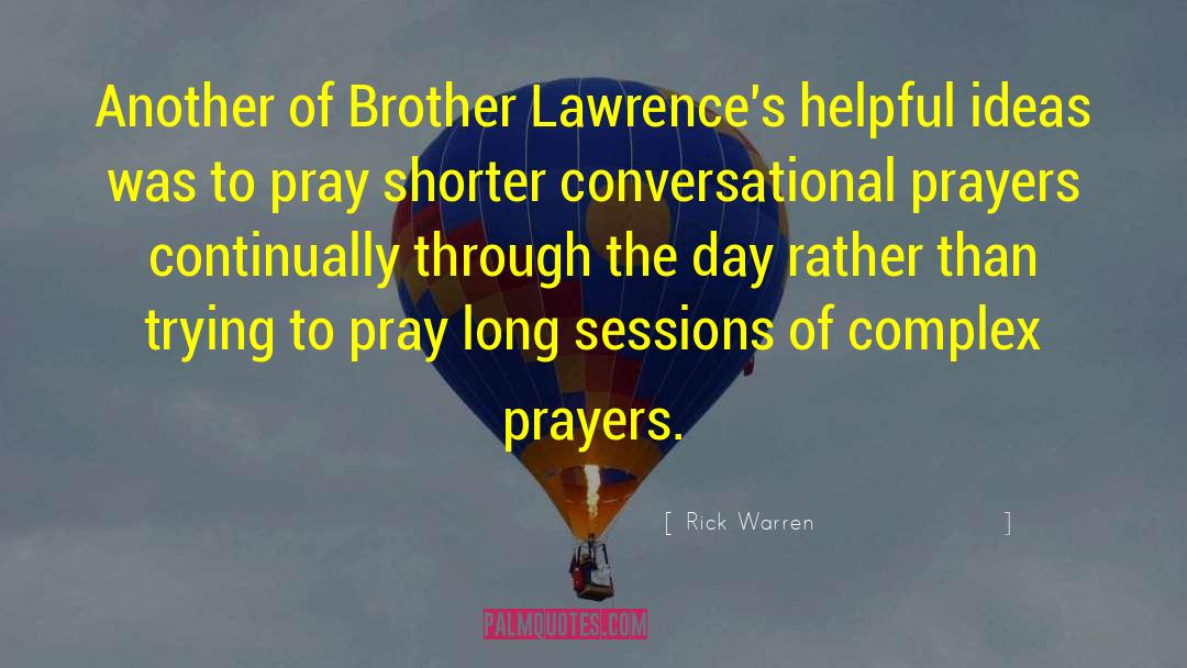 Conversational quotes by Rick Warren