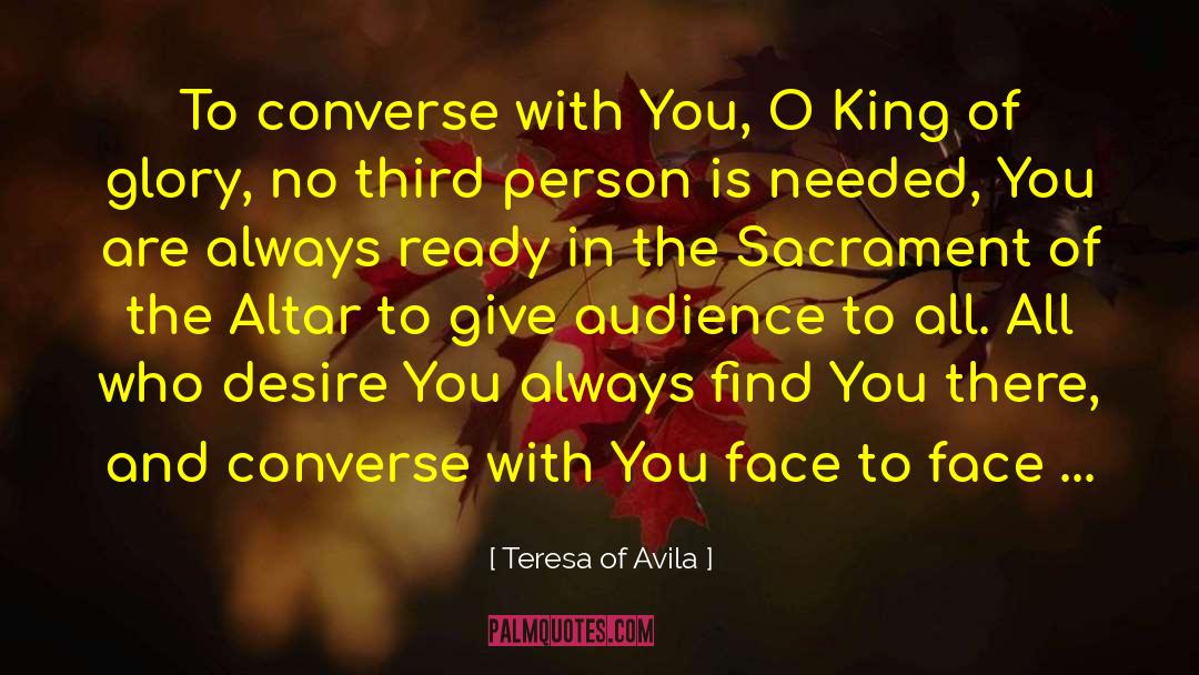 Converse quotes by Teresa Of Avila