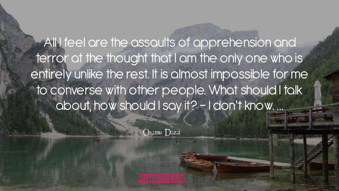 Converses quotes by Osamu Dazai