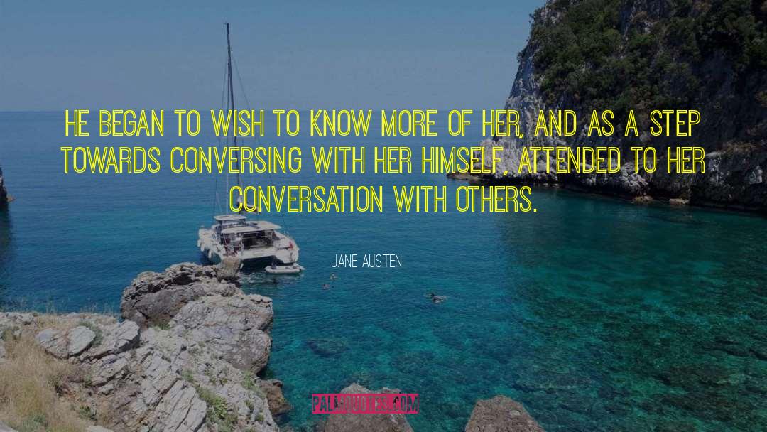 Conversing quotes by Jane Austen