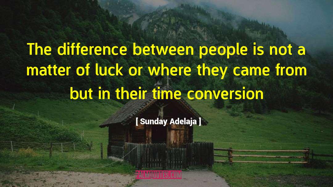 Conversion Optimization Services quotes by Sunday Adelaja