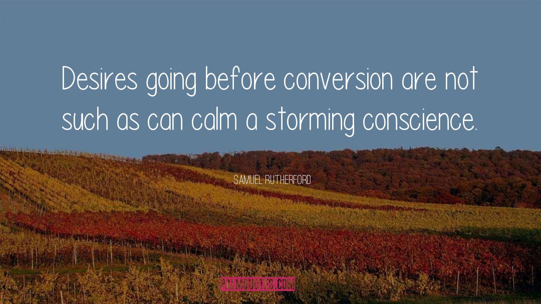 Conversion quotes by Samuel Rutherford