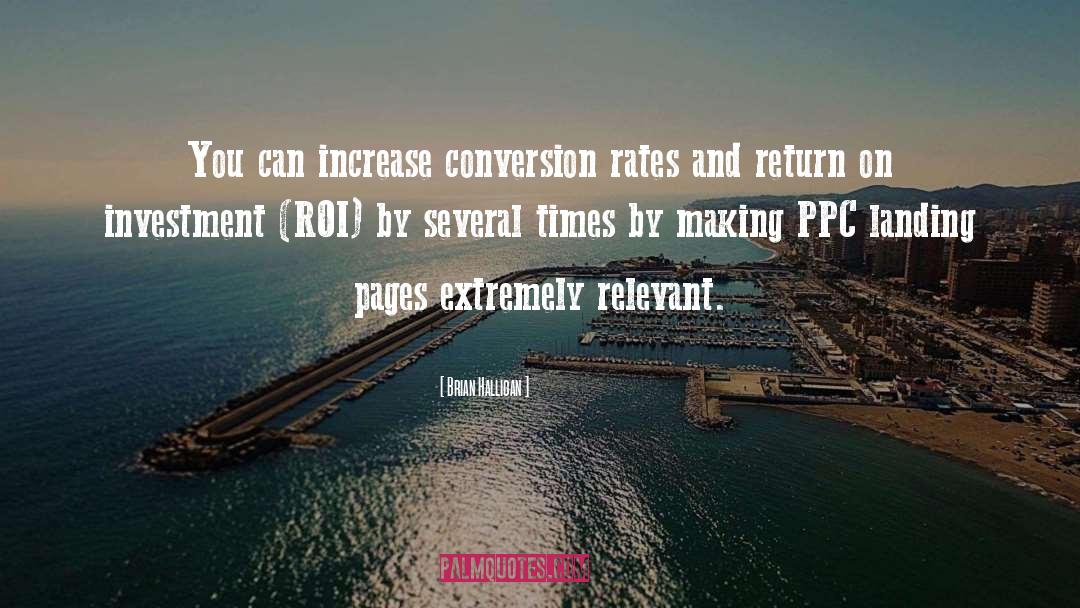 Conversion quotes by Brian Halligan