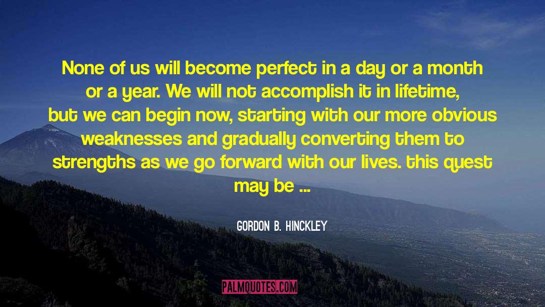 Converting quotes by Gordon B. Hinckley