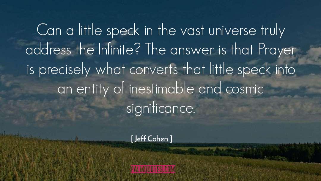 Converts quotes by Jeff Cohen
