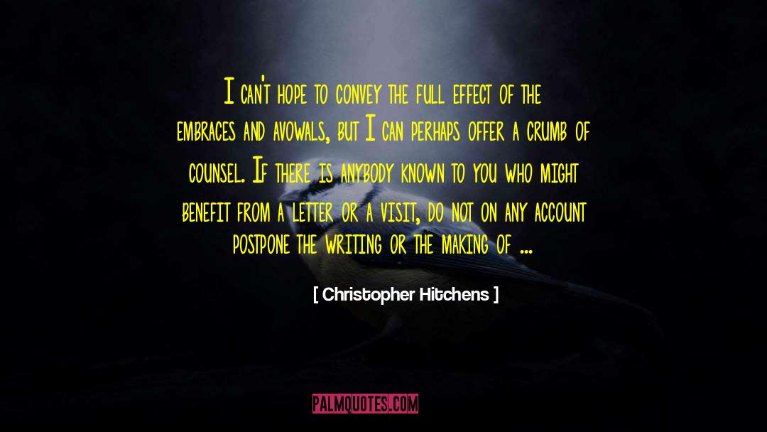 Convey quotes by Christopher Hitchens