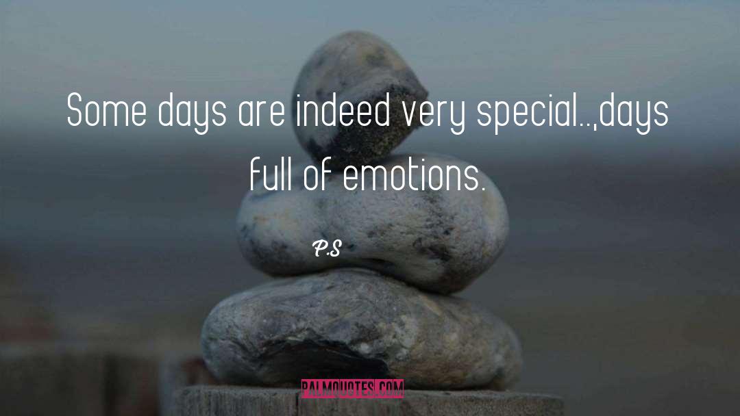 Conveying Emotions quotes by P.S