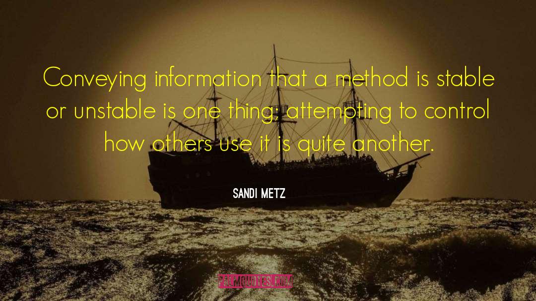 Conveying quotes by Sandi Metz