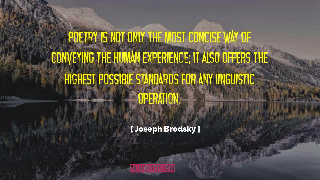 Conveying quotes by Joseph Brodsky