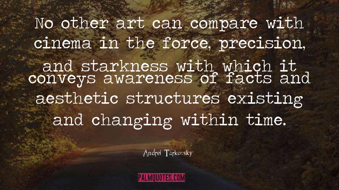 Conveys quotes by Andrei Tarkovsky
