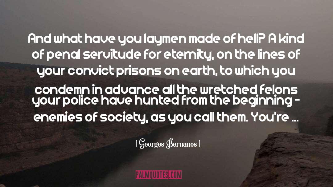 Convict quotes by Georges Bernanos