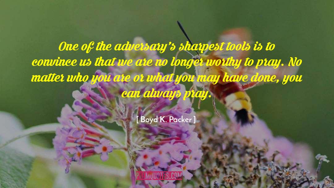 Convince Us quotes by Boyd K. Packer