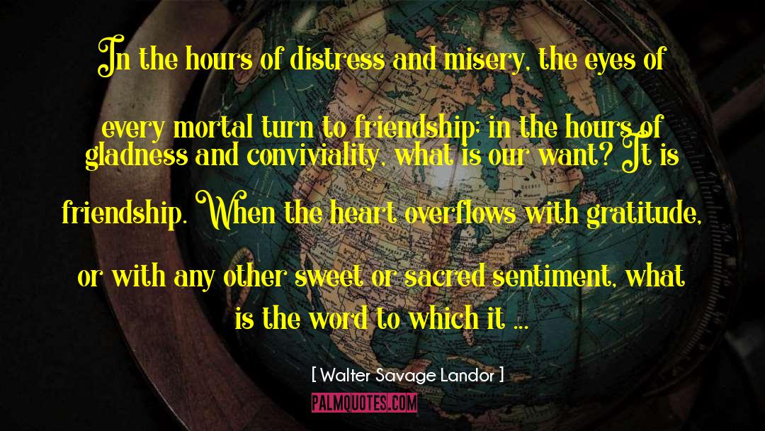 Conviviality quotes by Walter Savage Landor