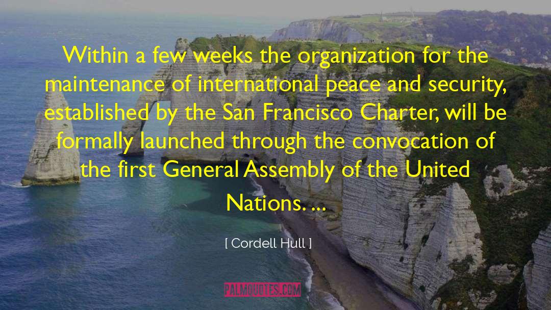 Convocation quotes by Cordell Hull