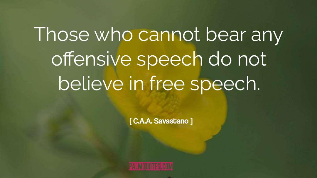 Convoluted Speech quotes by C.A.A. Savastano