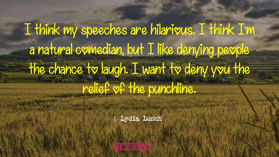 Convoluted Speech quotes by Lydia Lunch