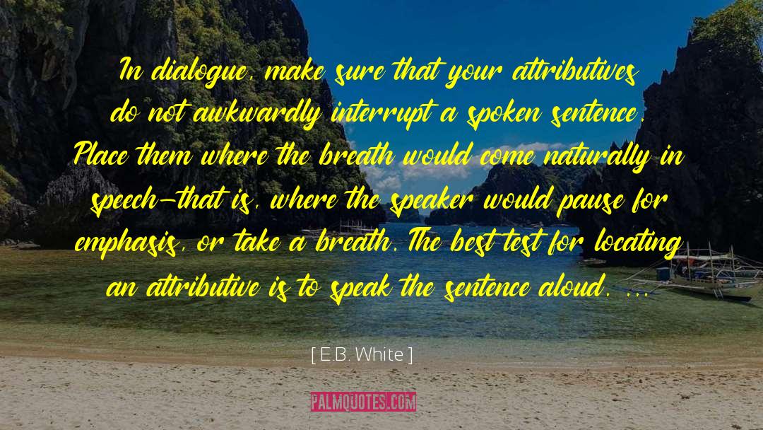 Convoluted Speech quotes by E.B. White