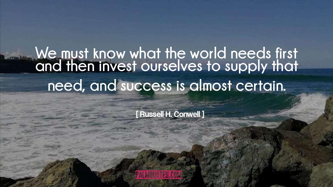 Conwell quotes by Russell H. Conwell