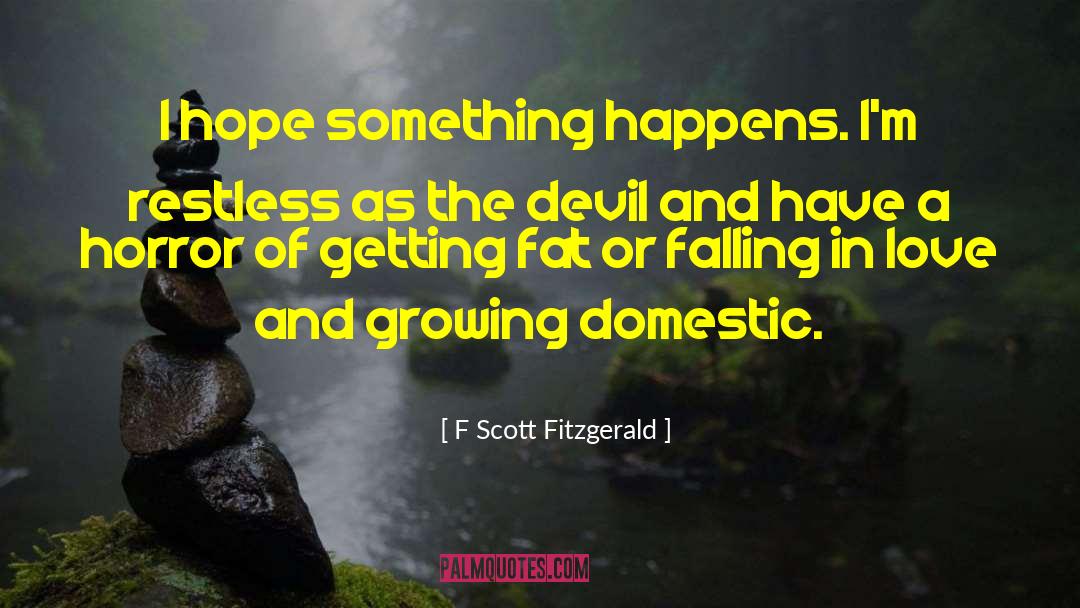 Cook And Love quotes by F Scott Fitzgerald