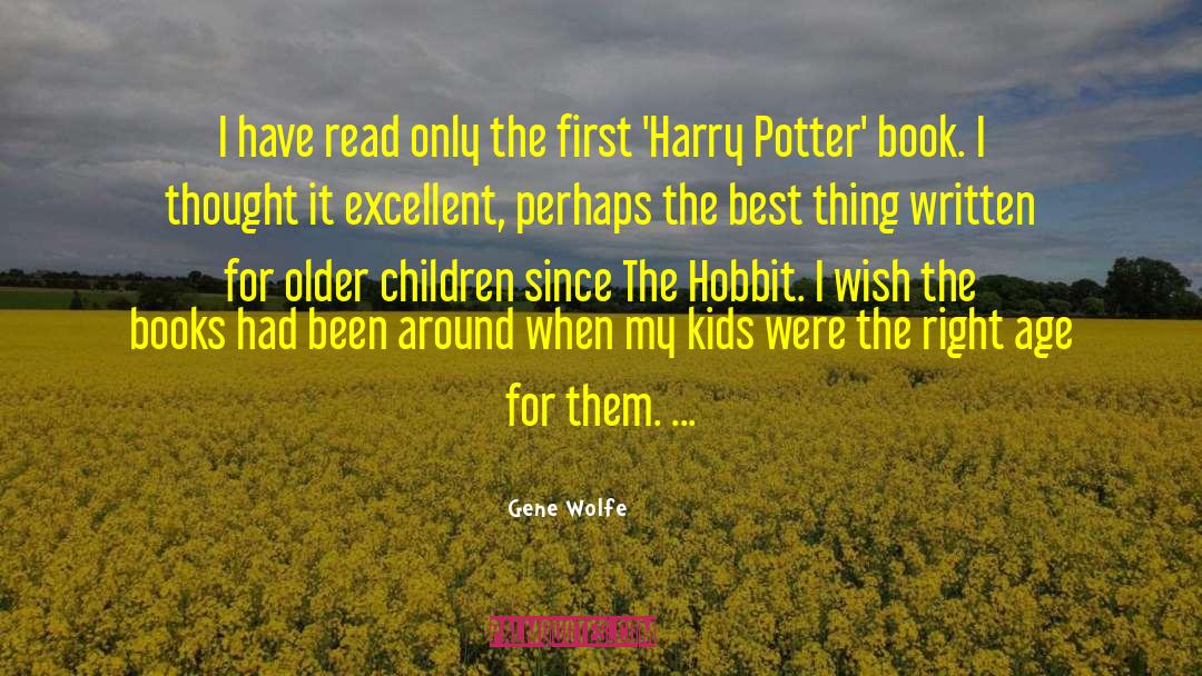 Cook Books For Kids quotes by Gene Wolfe