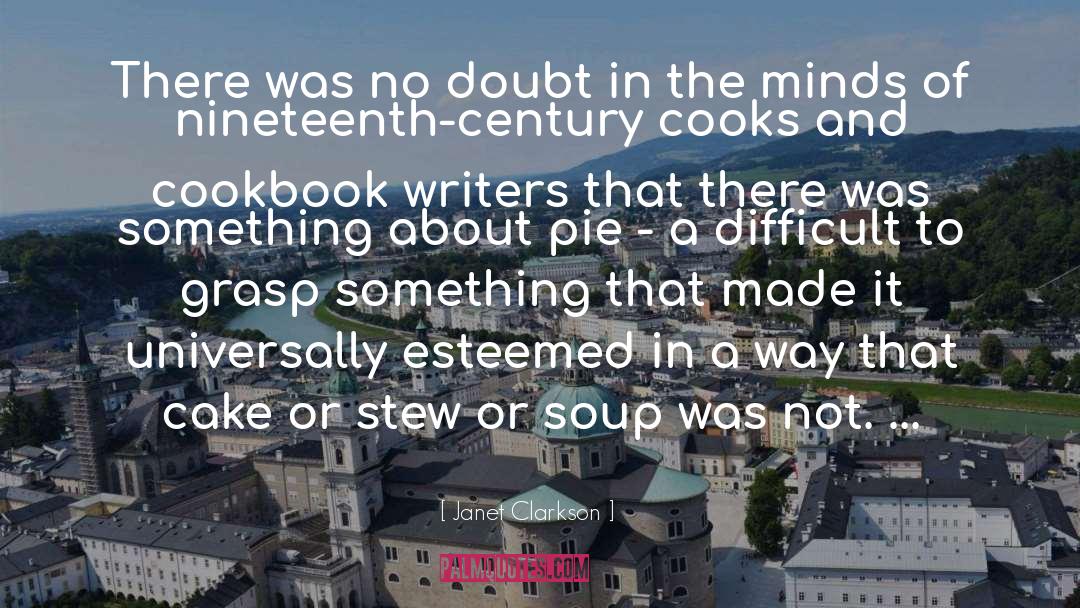 Cookbook quotes by Janet Clarkson