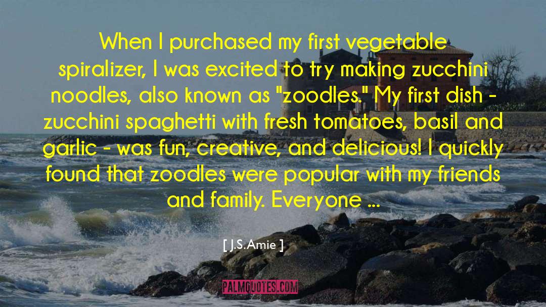 Cookbook quotes by J.S. Amie