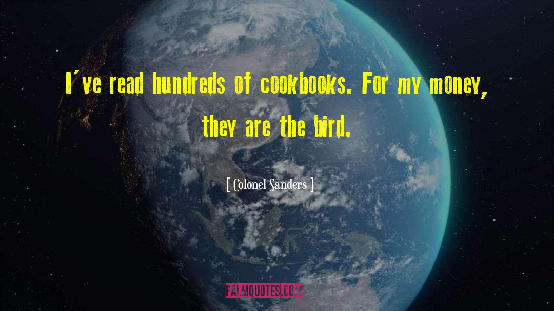 Cookbook quotes by Colonel Sanders