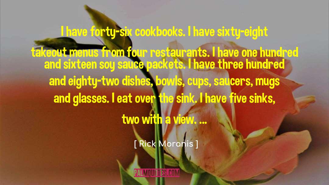 Cookbooks quotes by Rick Moranis