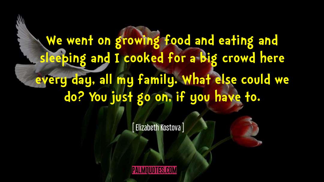 Cooked quotes by Elizabeth Kostova