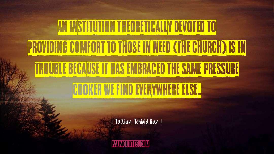 Cooker quotes by Tullian Tchividjian