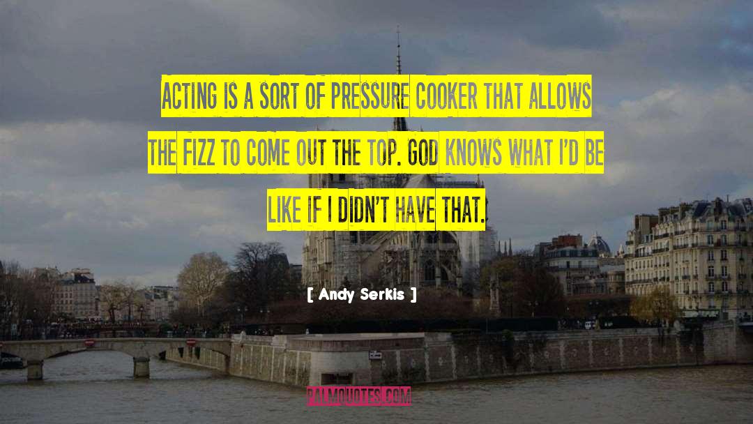 Cooker quotes by Andy Serkis
